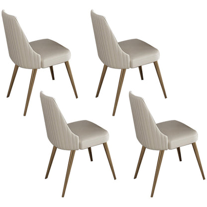 Nordic Glam Style Sintered Stone Oval Table Set 1/4/5/7 Pieces Dining Set 4 Beige Chairs Clearhalo 'Dining Room Sets' 'Dining Tables & Seating' 'dining_room_set' 'furn' 'furn_dining_room_set' 'Furniture' 'Kitchen & Dining Furniture' 5725259