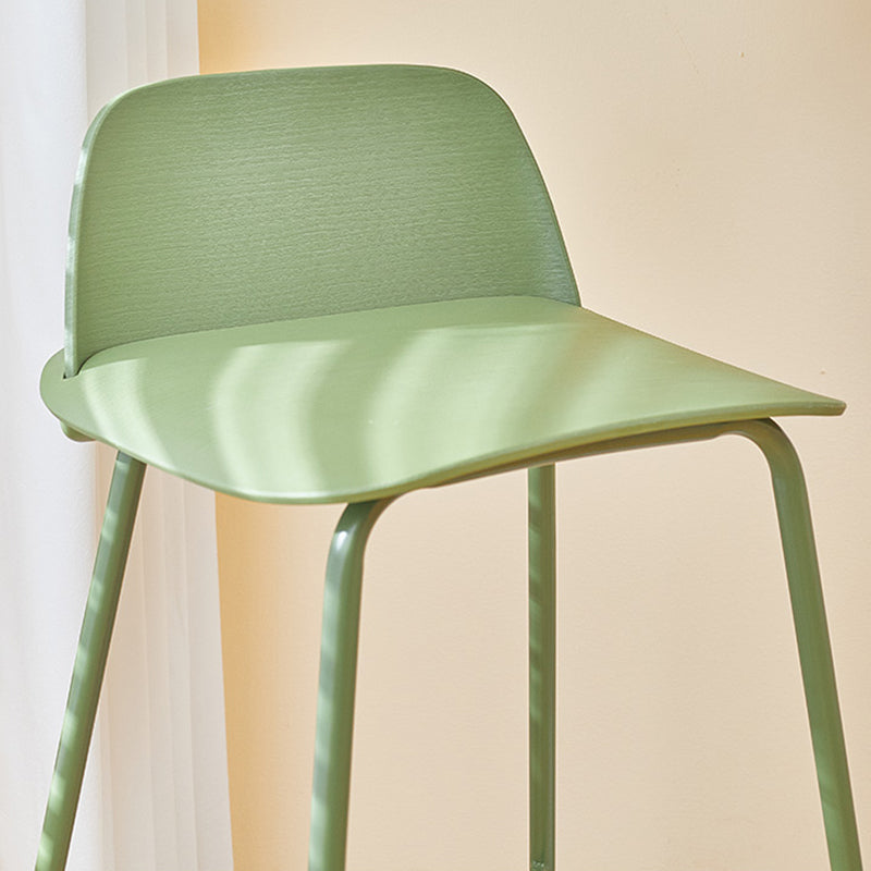 Low Back Counter Stools Modern Footrest Plastic Indoor Bar & Counter Stool Clearhalo 'Bar Furniture' 'Bar Stools' 'bar_stools' 'furn' 'furn_bar_stools' 'Furniture' 'Kitchen & Dining Furniture' 5726107