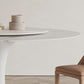 Modern Pure White Stone Dining Set Stone 1/4/5/7 Pieces Dining Furniture for Home