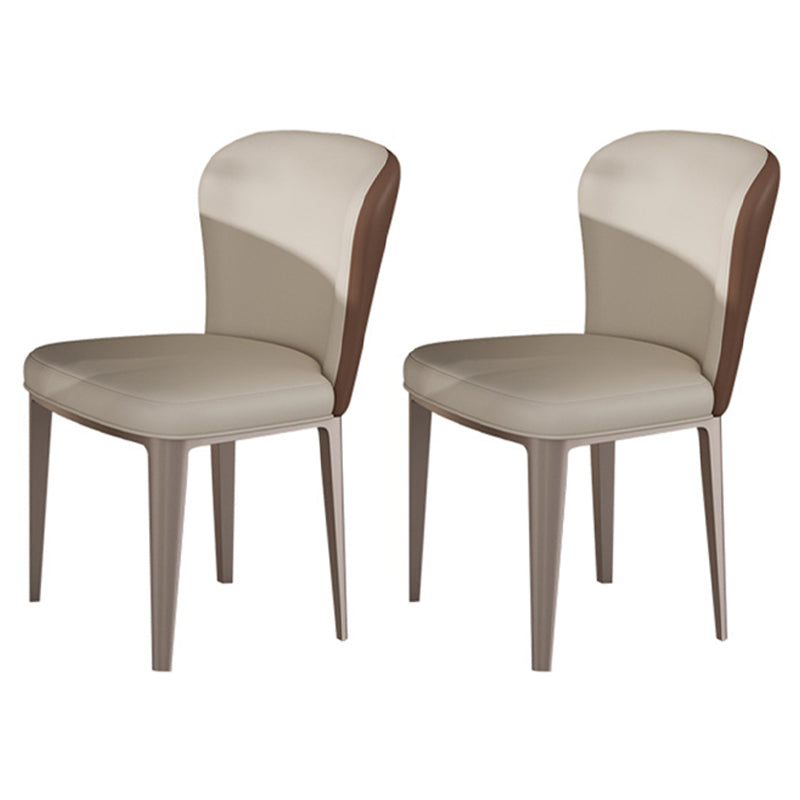 Contemporary Stone Turntable Dining Set Stone 1/2/5/7 Pieces Dining Furniture for Home 2 White Chairs Clearhalo 'Dining Room Sets' 'Dining Tables & Seating' 'dining_room_set' 'furn' 'furn_dining_room_set' 'Furniture' 'Kitchen & Dining Furniture' 5726217