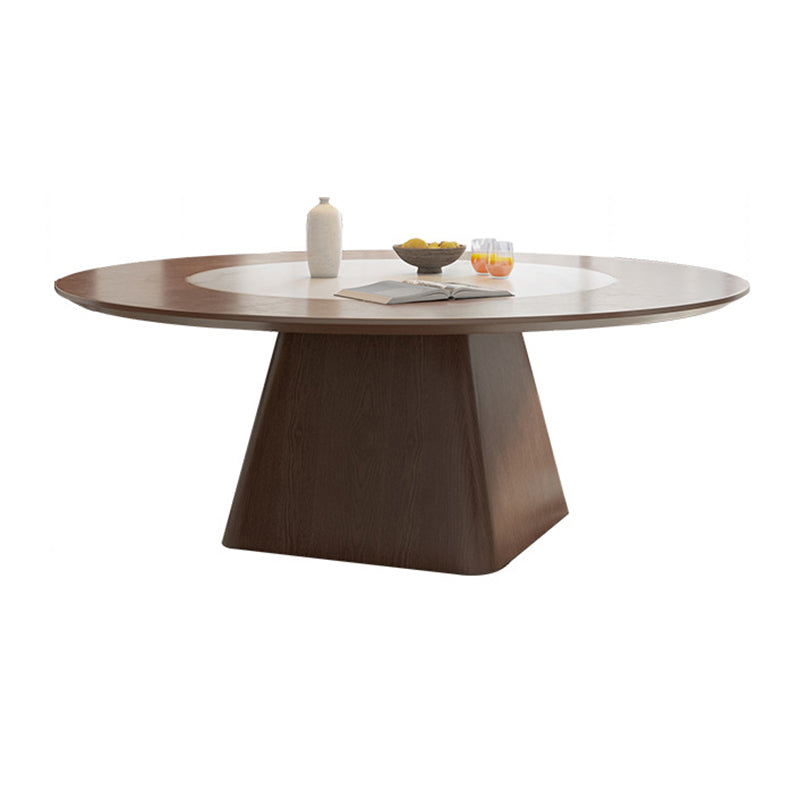 Contemporary Sintered Stone Table Round Table Set 1/6/8/9/12 Pieces Dining Set Clearhalo 'Dining Room Sets' 'Dining Tables & Seating' 'dining_room_set' 'furn' 'furn_dining_room_set' 'Furniture' 'Kitchen & Dining Furniture' 5726229