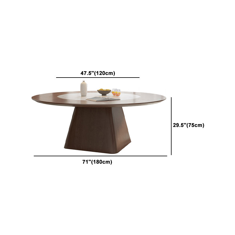 Contemporary Sintered Stone Table Round Table Set 1/6/8/9/12 Pieces Dining Set Clearhalo 'Dining Room Sets' 'Dining Tables & Seating' 'dining_room_set' 'furn' 'furn_dining_room_set' 'Furniture' 'Kitchen & Dining Furniture' 5726247