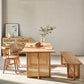 Modern Dining Set 1/2/4 Pcs Solid Wood Dining Table and Windsor Chairs 4 Pieces: Table, 2 Chairs, 1 Bench Clearhalo 'Dining Room Sets' 'Dining Tables & Seating' 'dining_room_set' 'furn' 'furn_dining_room_set' 'Furniture' 'Kitchen & Dining Furniture' 5726250