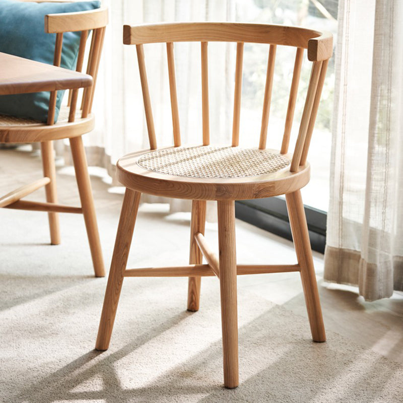 Modern Dining Set 1/2/4 Pcs Solid Wood Dining Table and Windsor Chairs Clearhalo 'Dining Room Sets' 'Dining Tables & Seating' 'dining_room_set' 'furn' 'furn_dining_room_set' 'Furniture' 'Kitchen & Dining Furniture' 5726254