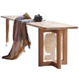 Modernes Esssatz 1/2/4 Stcs Massivholz Esstisch und Windsor -Stühle