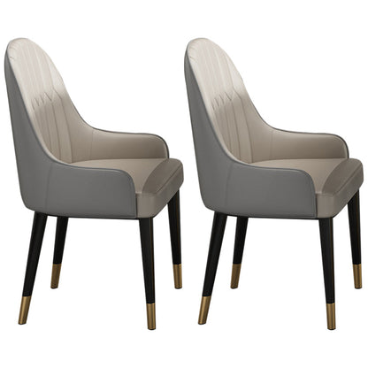 Nordic Glam Style Sintered Stone Rectangle Table Set 1/2/5/7 Pieces Dining Set 2 Grey Chairs Clearhalo 'Dining Room Sets' 'Dining Tables & Seating' 'dining_room_set' 'furn' 'furn_dining_room_set' 'Furniture' 'Kitchen & Dining Furniture' 5726279