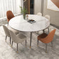 Contemporary Stone Dining Set 1/2/5/7 Pieces Dining Furniture for Home Clearhalo 'Dining Room Sets' 'Dining Tables & Seating' 'dining_room_set' 'furn' 'furn_dining_room_set' 'Furniture' 'Kitchen & Dining Furniture' 5726318