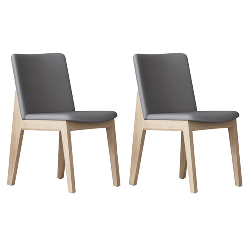 Ensemble de salle à manger contemporain, table à manger rectangulaire avec chaises rembourrées, 1/2/5/7 pièces