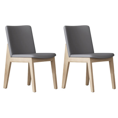Ensemble de salle à manger contemporain, table à manger rectangulaire avec chaises rembourrées, 1/2/5/7 pièces