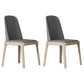 Ensemble de salle à manger contemporain, table à manger rectangulaire avec chaises rembourrées, 1/2/5/7 pièces