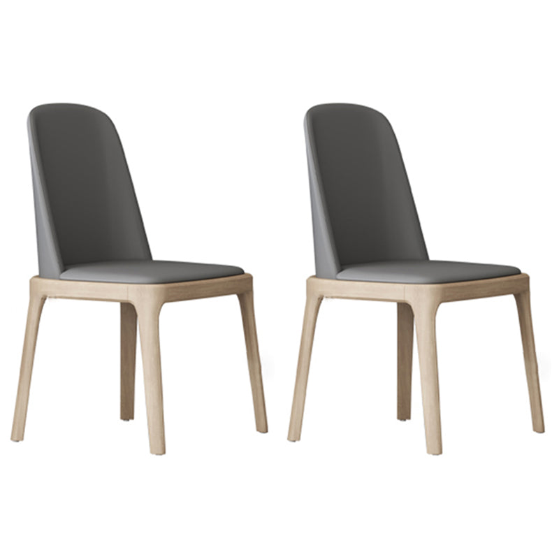 Ensemble de salle à manger contemporain, table à manger rectangulaire avec chaises rembourrées, 1/2/5/7 pièces