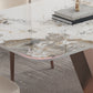Nordic Glam Rectangle Sintered Stone Table Set 1/2/5/6 Pieces Dining Set Clearhalo 'Dining Room Sets' 'Dining Tables & Seating' 'dining_room_set' 'furn' 'furn_dining_room_set' 'Furniture' 'Kitchen & Dining Furniture' 5726407