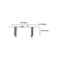 Rectangle Dining Table Set 1/4/7 Pcs Stone Dining Table with Upholstered Chairs Clearhalo 'Dining Room Sets' 'Dining Tables & Seating' 'dining_room_set' 'furn' 'furn_dining_room_set' 'Furniture' 'Kitchen & Dining Furniture' 5726431