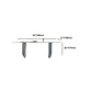 Rectangle Dining Table Set 1/4/7 Pcs Stone Dining Table with Upholstered Chairs Clearhalo 'Dining Room Sets' 'Dining Tables & Seating' 'dining_room_set' 'furn' 'furn_dining_room_set' 'Furniture' 'Kitchen & Dining Furniture' 5726432