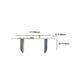 Rectangle Dining Table Set 1/4/7 Pcs Stone Dining Table with Upholstered Chairs Clearhalo 'Dining Room Sets' 'Dining Tables & Seating' 'dining_room_set' 'furn' 'furn_dining_room_set' 'Furniture' 'Kitchen & Dining Furniture' 5726433