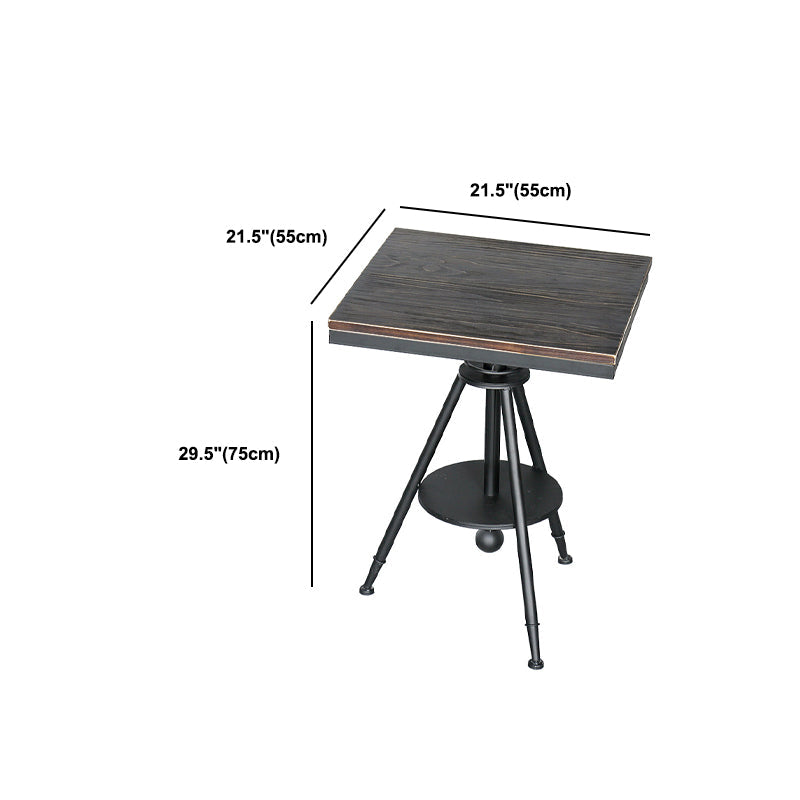 Moderne stijl ronde massief houten dinerset 1/2/3/4/5 stukken eetgelegenheid set