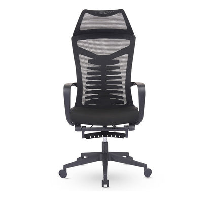 Mesh Office Desk Chair High Back Black Office Chair with Arms Contemporary Chair 1 Piece Nylon Sponge Clearhalo 'furn' 'furn_office_chair' 'Furniture' 'Office Chairs' 'Office Furniture' 'office_chair' 5726623