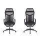 Mesh Office Desk Chair High Back Black Office Chair with Arms Contemporary Chair 2 Piece Set Nylon Sponge Clearhalo 'furn' 'furn_office_chair' 'Furniture' 'Office Chairs' 'Office Furniture' 'office_chair' 5726624