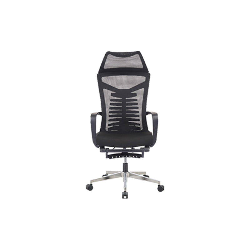 Mesh Office Desk Chair High Back Black Office Chair with Arms Contemporary Chair Clearhalo 'furn' 'furn_office_chair' 'Furniture' 'Office Chairs' 'Office Furniture' 'office_chair' 5726630