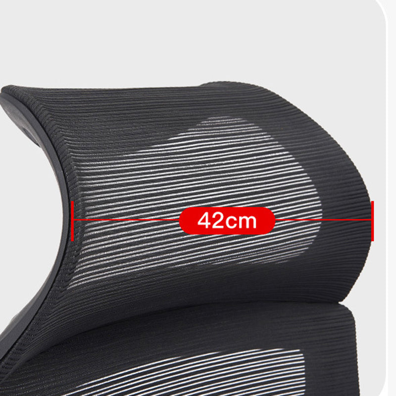 Mesh Office Desk Chair High Back Black Office Chair with Arms Contemporary Chair Clearhalo 'furn' 'furn_office_chair' 'Furniture' 'Office Chairs' 'Office Furniture' 'office_chair' 5726634