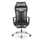 Mesh Office Desk Chair High Back Black Office Chair with Arms Contemporary Chair 1 Piece Stainless Steel Sponge Clearhalo 'furn' 'furn_office_chair' 'Furniture' 'Office Chairs' 'Office Furniture' 'office_chair' 5726640