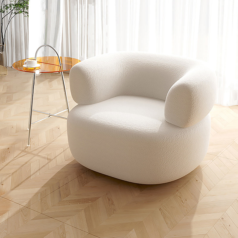 リビングルームのためにタイトな背中を持つ現代の湾曲したソファの傾斜腕ソファ