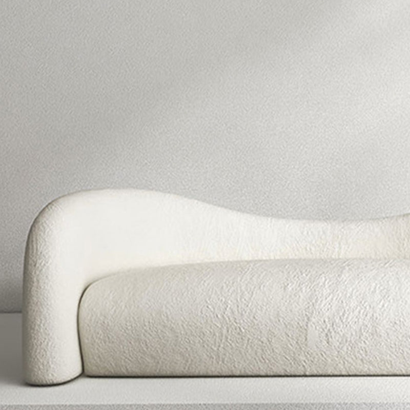 リビングルームのためにタイトな背中を持つ現代の湾曲したソファの傾斜腕ソファ