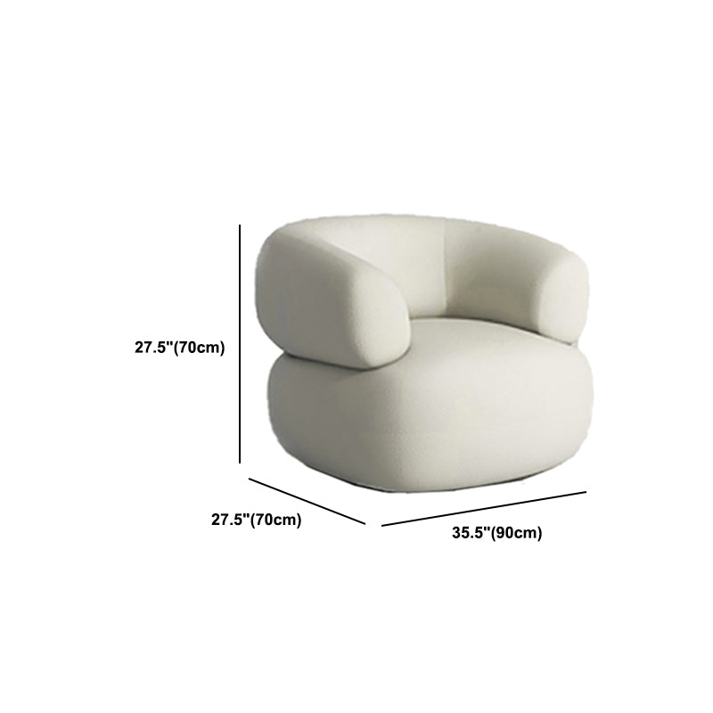 リビングルームのためにタイトな背中を持つ現代の湾曲したソファの傾斜腕ソファ