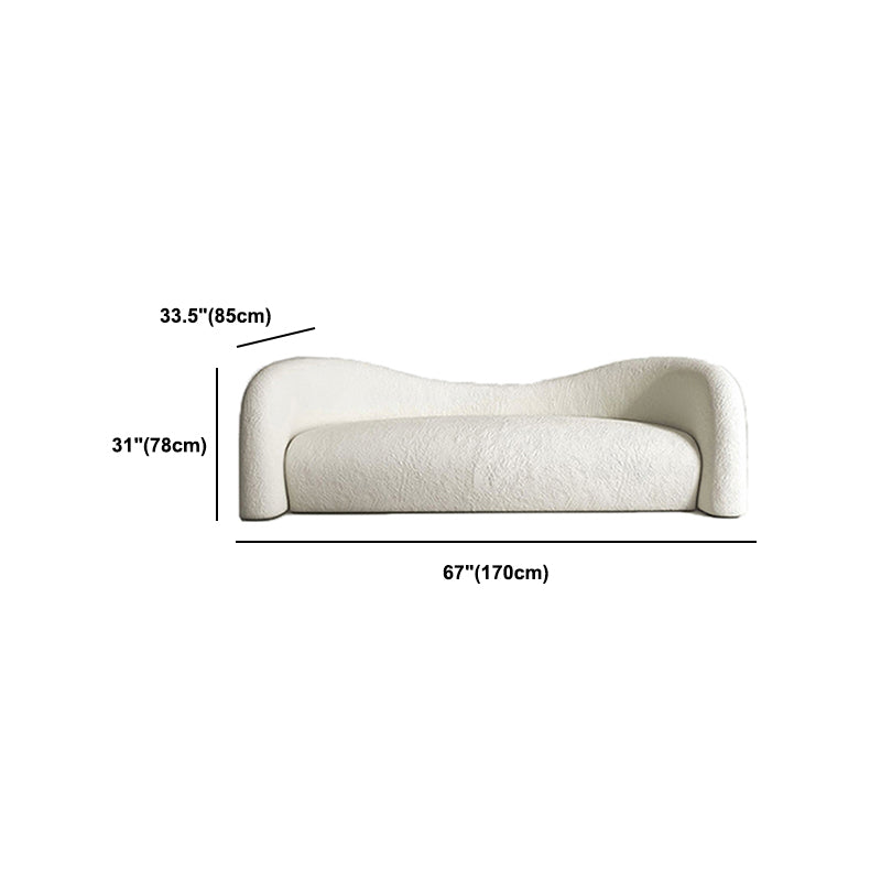リビングルームのためにタイトな背中を持つ現代の湾曲したソファの傾斜腕ソファ