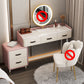 Glam Make-up Vanity Slate Top Vanity Dressing Table Set with Drawers