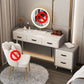 Glam Make-up Vanity Slate Top Vanity Dressing Table Set with Drawers