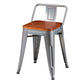 Industrial Dining Set 1/2/3/5 Pcs Kitchen Table and Chairs with Metal Frame Clearhalo 'Dining Room Sets' 'Dining Tables & Seating' 'dining_room_set' 'furn' 'furn_dining_room_set' 'Furniture' 'Kitchen & Dining Furniture' 5726712