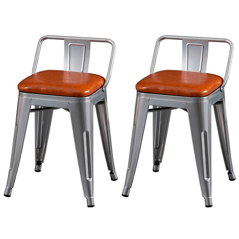 Industrial Dining Set 1/2/3/5 Pcs Kitchen Table and Chairs with Metal Frame 2 Light Brown Chairs Clearhalo 'Dining Room Sets' 'Dining Tables & Seating' 'dining_room_set' 'furn' 'furn_dining_room_set' 'Furniture' 'Kitchen & Dining Furniture' 5726715