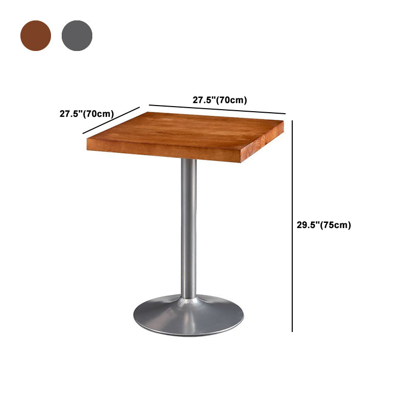 Industrial Dining Set 1/2/3/5 Pcs Kitchen Table and Chairs with Metal Frame Clearhalo 'Dining Room Sets' 'Dining Tables & Seating' 'dining_room_set' 'furn' 'furn_dining_room_set' 'Furniture' 'Kitchen & Dining Furniture' 5726727