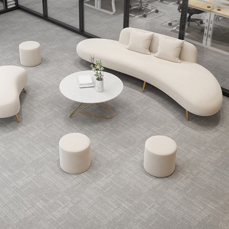 37,40 "breites gebogenes Sofa zeitgenössisches samtloses armloses Sofa für Wohnzimmer