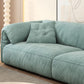 Modernismus Kissen Top Arm Arm Sofa 41,34-in D Leder Down Fill Sofa