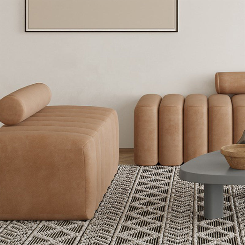 19,68 "Sofa de canapé sans bras contemporain de large pour le salon