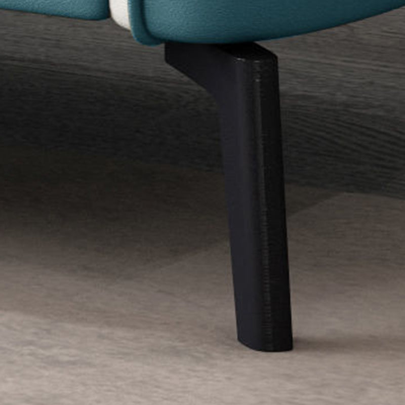 Moderne stijl bankimitatie lederen spons gestoffeerd omvergeworpen leunstoel sofa bed