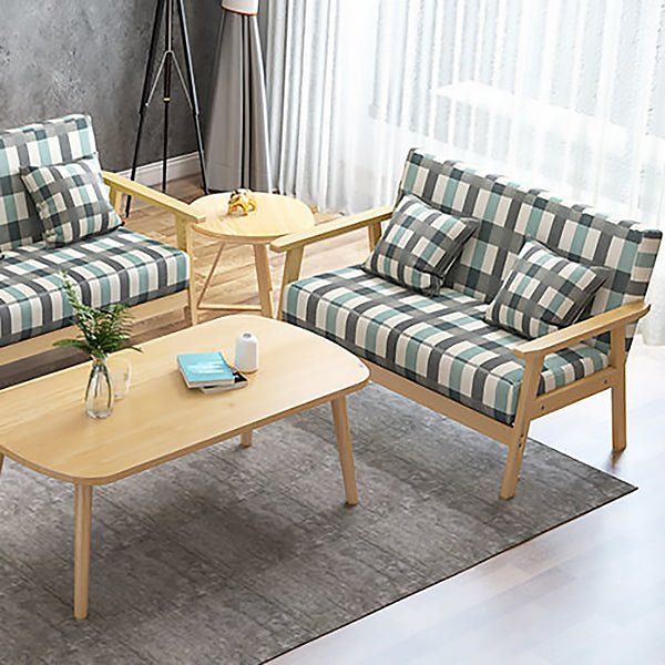 Zeitgenössischer enger Rückenstandard Square Arm Wohnzimmer Sofa