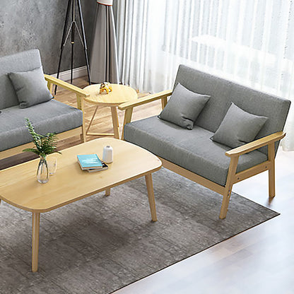 Zeitgenössischer enger Rückenstandard Square Arm Wohnzimmer Sofa