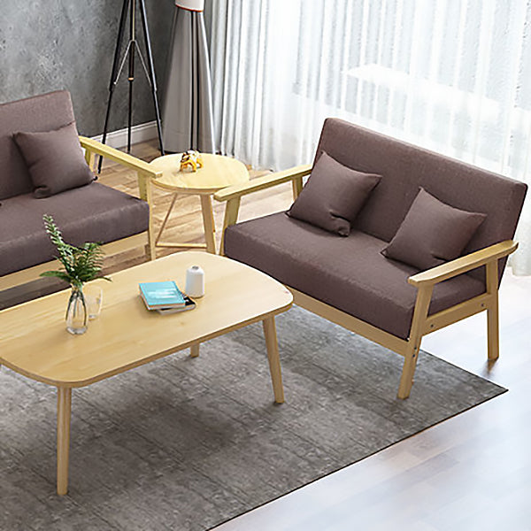 Zeitgenössischer enger Rückenstandard Square Arm Wohnzimmer Sofa