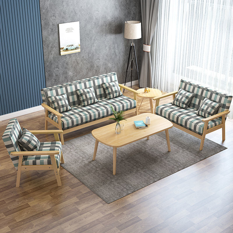 Zeitgenössischer enger Rückenstandard Square Arm Wohnzimmer Sofa