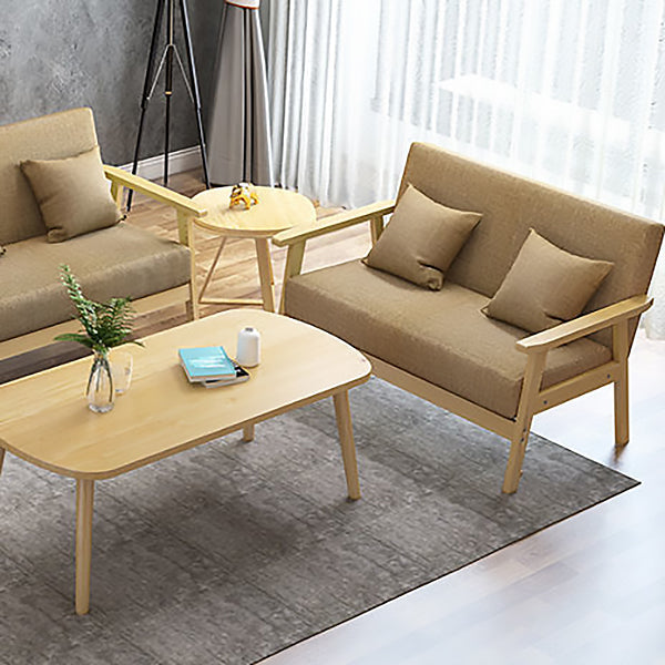 Zeitgenössischer enger Rückenstandard Square Arm Wohnzimmer Sofa