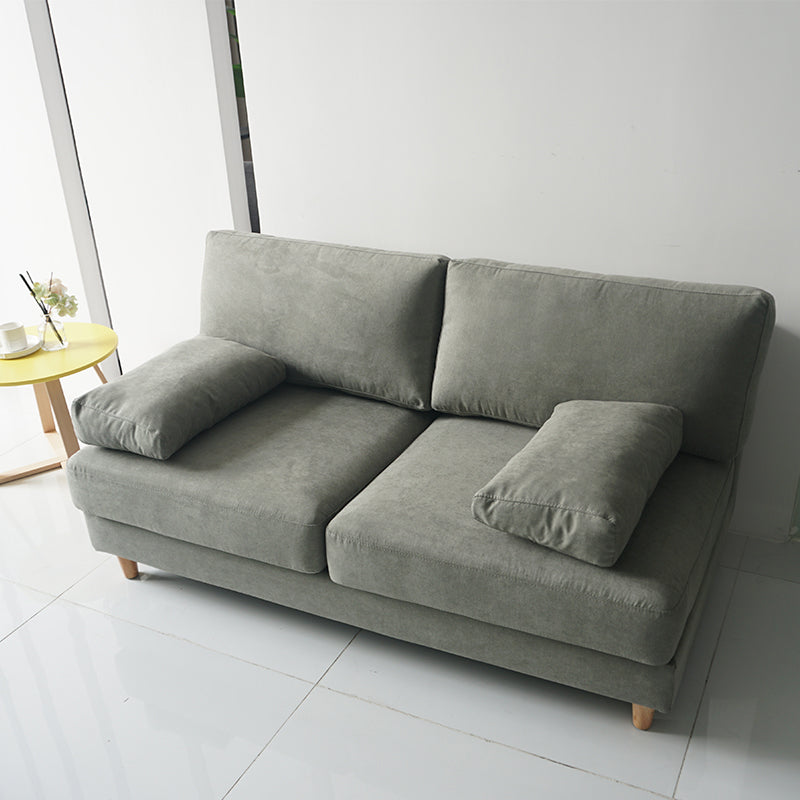 Contemporary Cushions Pillow Top Arm Stationary Living Room Sofa Dark Gray Clearhalo 'furn' 'furn_sofas' 'Furniture' 'Living Room Furniture' 'Sofa' 'sofas' 5727070
