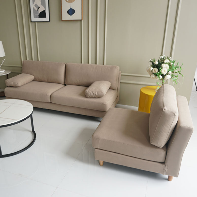 Contemporary Cushions Pillow Top Arm Stationary Living Room Sofa Clearhalo 'furn' 'furn_sofas' 'Furniture' 'Living Room Furniture' 'Sofa' 'sofas' 5727073