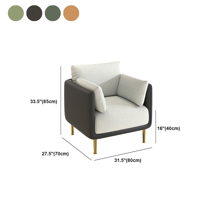 Contemporary Standard Faux Leather Stain Resistant Sofa Couch Clearhalo 'furn' 'furn_sofas' 'Furniture' 'Living Room Furniture' 'Sofa' 'sofas' 5727187