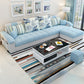 Loose Back Sofa & Chaise Nordic Linen Pillow Top Sofa - 31.5" H
