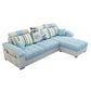 Loose Back Sofa & Chaise Nordic Linen Pillow Top Sofa - 31.5" H