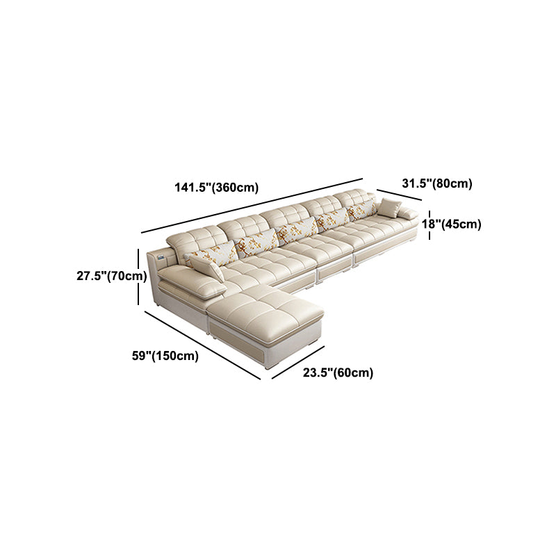 Canapé en faux cuir contemporain et chaise biscuit dos coussin canapé