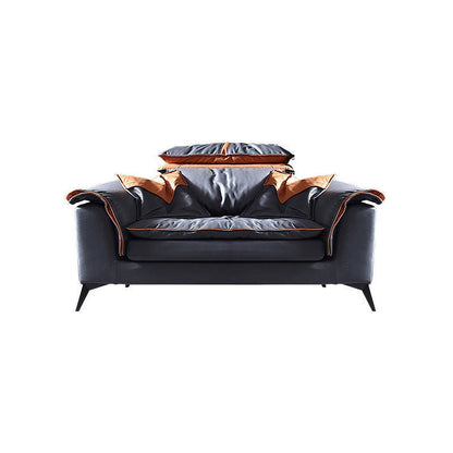 Grey Modern Tufted Sofa & Chaise Stain Resistant Sectional 41.33" H 43"L x 39"W x 41"H Horizontal Clearhalo 'furn' 'furn_sectionals' 'Furniture' 'Living Room Furniture' 'Sectionals' 5727403